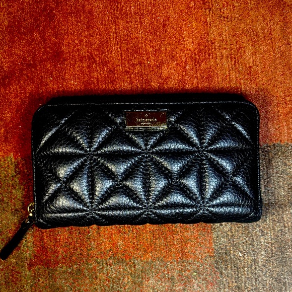 kate spade Handbags - NEW! Kate Spade Whitaker Place Nisha Quilted Leather Zip Around Wallet